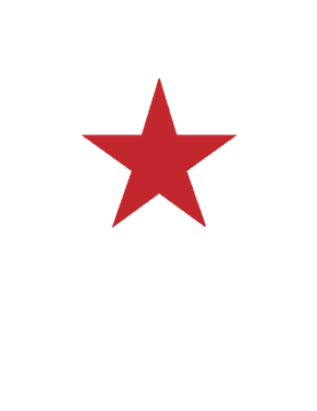Veteran Owned Business badge with red star